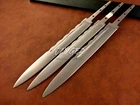 Scottish Dirk Blank | 3 Blades -Handmade High Carbon Steel -File Work-C275