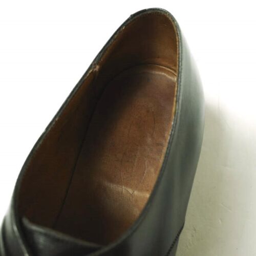 CHAUSSURES DERBY J.M.WESTON France 502 bout uni 81/2 (26,5-27 économies cm) cuir noir