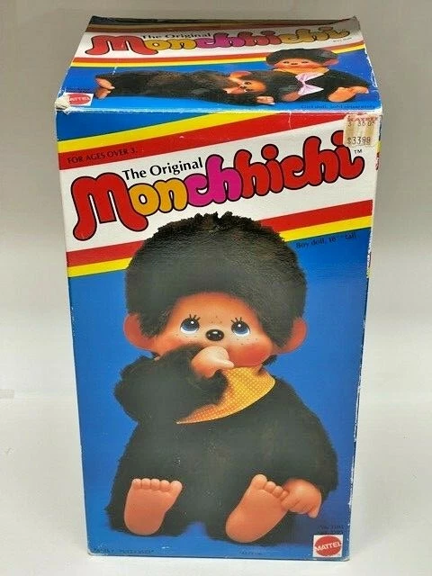 Vintage Rare Collectible Boy Monchichi Doll Vintage Monchichi