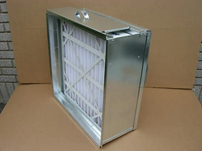 HVAC.Sheet metal. Return air filter rack plenum,fit filter 20"x 20"x 4" - image 1 of 4