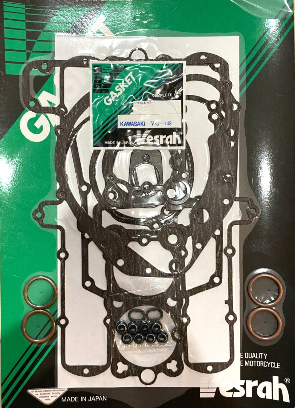 Joints moteur KAWASAKI Z750 complets kit VESRAH 88580448 réfection