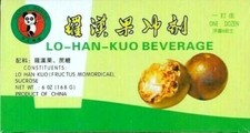 Lo Han Kuo Beverage 1 box 12 Small boxes 6 oz , New Sealed Box