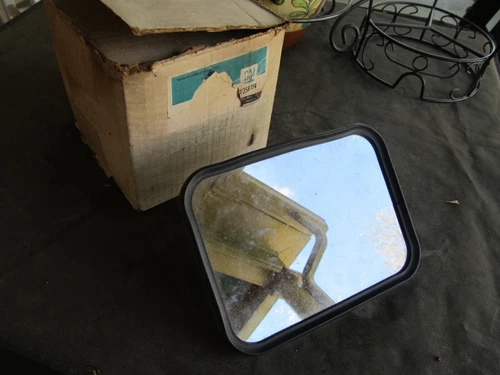 NOS 1970's  CHEVY TRUCK 6" X 8" Stainless SIDE MIRROR LH RH GM 358454