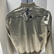 Roper Womens Horse Embroidered Bomber Jacket M