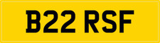 RS FORD NUMBER PLATE B22 RSF ESCORT RS TURBO SIERRA RS500 COSWORTH FRD COS 500