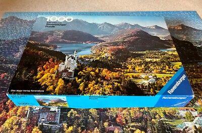 Ravensburger Puzzle 1000ピース NEUSCHWANSTEIN (1973 Ravensburger) -- 1000 Piece Jigsaw Puzzle