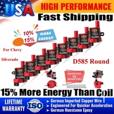 8Pack Ignition Coils Bobinas For Chevy LS Silverado GMC 5.3/6.0L 4.8L UF262 D585