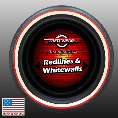 Deluxe twin white wall /color wall tire kit