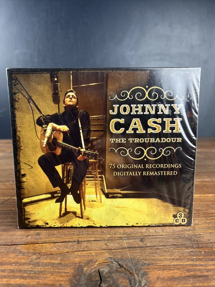 Johnny Cash The Troubadour 75 Original Recordings Digitally Remastered New Foto 2 de 4