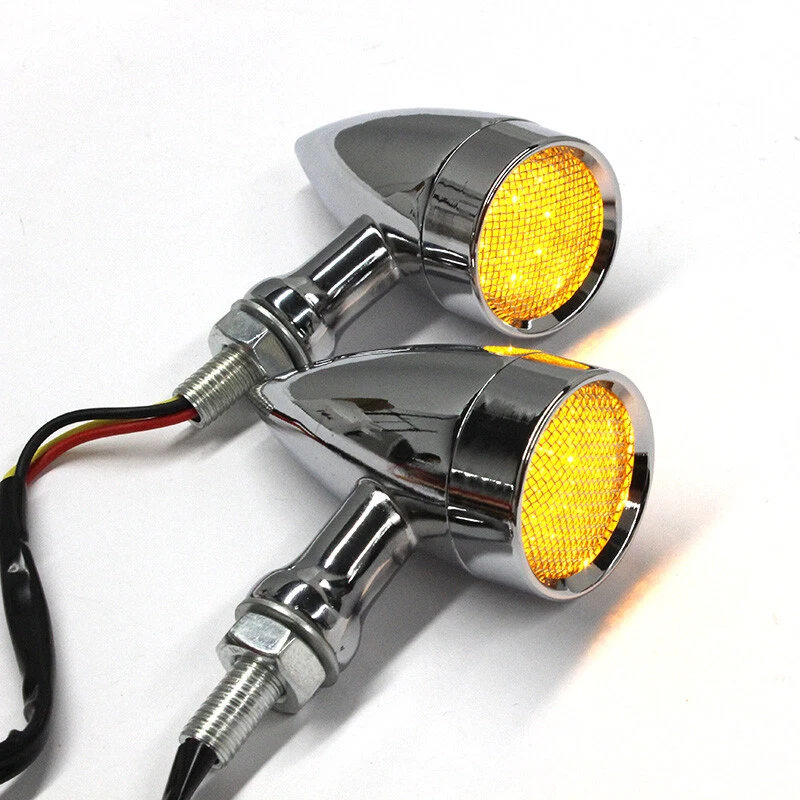 4X Luz intermitente LED de señales de giro para Kawasaki Vulcan VN 2000 1700 1500 900 800 Foto 4 de 4