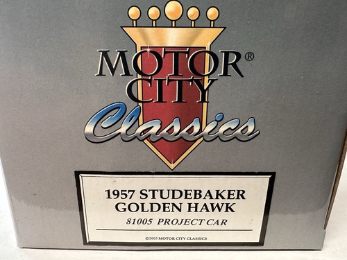 Motor City 1957 Studebaker Golden Hawk Project Car 1:18 Diecast NEW NIB - Picture 4 of 19