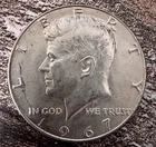 1967 Kennedy Half Dollar DDO/DDR 40% Silver
