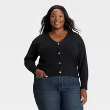 Women's Button-Front Cardigan Sweater - Ava & Viv