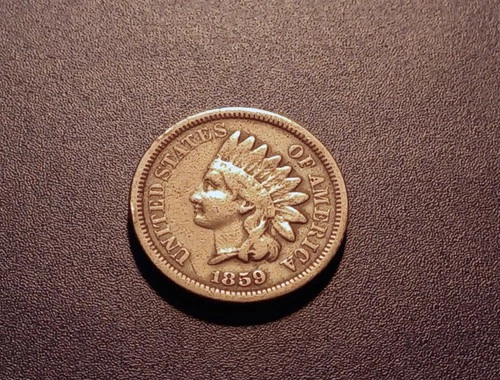 Fine 1859 Indian Head Cent