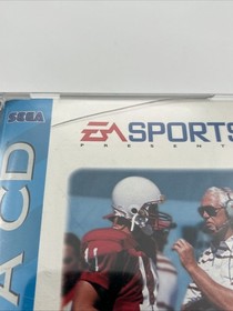 Bill Walsh College Football (Sega CD, 1993) CIB Complete w/ Registration Card
