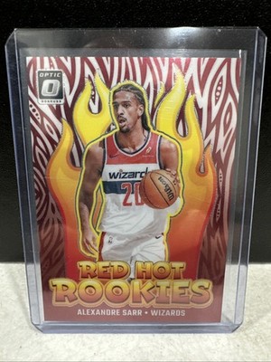 Alexandre Sarr 2024-25 Donruss Optic - Red Hot Rookies Washington Wizards E1