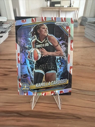 2025 Panini Prizm WNBA Kamilla Cardoso #89 WNBA Logo Prizm