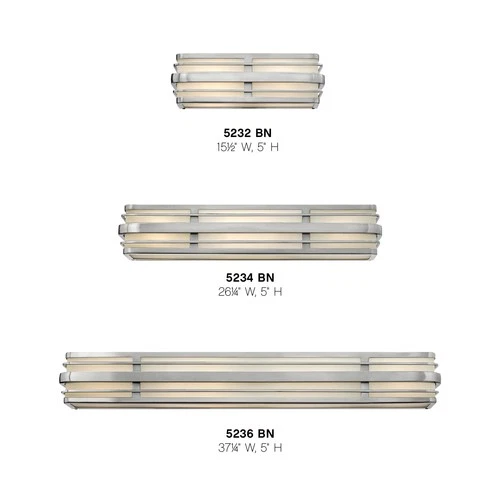 Hinkley Lighting 5236 Winton 6 Light 37"W Bathroom Bath Bar - Chrome - Picture 3 of 5