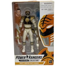 Power Rangers Lightning Collection Mighty Morphin White Ranger 6 Figure Sealed