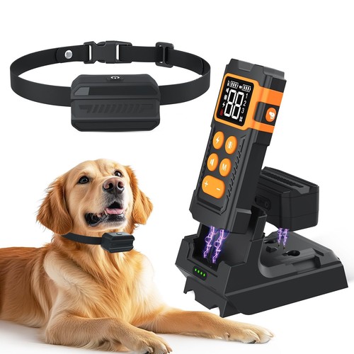 Wireless Dog Fence System,2 in 1 Electric Fence for Dogs with Training Remote...