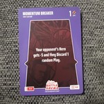 2026 Bo Jackson Battle Arena Play Card SSP #PL-9 MOMENTUM BREAKER