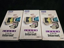 Vintage Video Professor Learn To Use The Internet VHS Complete Set 3-1995 TESTED