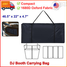 DJ Booth Carrying Bag 1680d Oxford Cloth DJ Facade Panel Carry Bag Black Facade