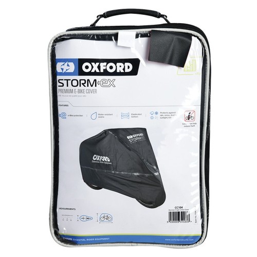 Storm-eX Single eBike Cover - Premium All Weather Protection for Electric Bikes - Picture 4 of 4