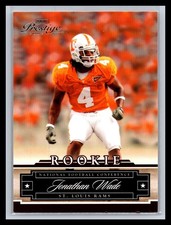 2007 Playoff Prestige #231 Jonathan Wade Base Rookie Card RC St. Louis Rams. rookie card picture
