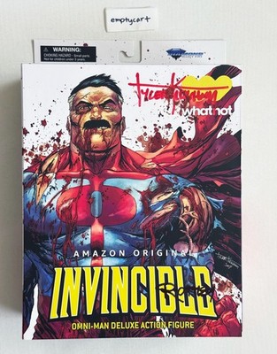 Invincible Diamond Select Deluxe Omni-Man Action Figure Amazon Signed COA SDCC
