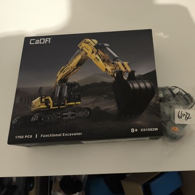 CaDa C61082 W Technik  1:20 Raupen Bagger 1702 Teile RC  Bausteine Ferngesteuert