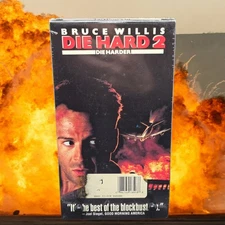 DIE HARD 2 DIE HARDER FACTORY SEALED (VHS) CBS FOX Video Watermark Bruce WILLIS 