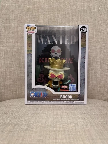 Funko POP! Animation: BROOK (Wanted Poster) #2220 TargetCon Exclusive IN HAND