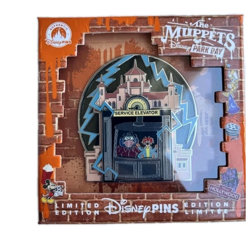 2026 Muppets Disney Park Day Gonzo Tower Of Terror LE Mini Jumbo Pin