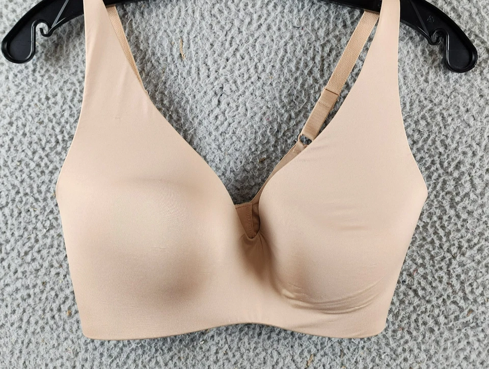 GapBody Everyday Essentials 无线文胸女式 36C 刷米色钩眼背 — 第 2/4 张图片