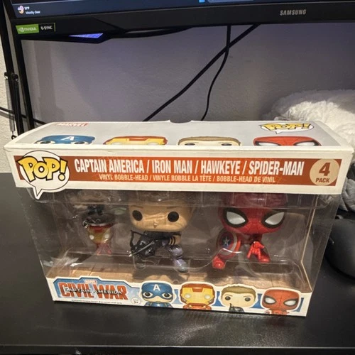Funko Pocket Pop! Keychain: Captain America Civil War Marvel 4-Pack