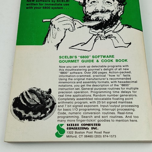 *KB* Scelbi 6800 Software Gourmet Guide & Cook Book by Findley, Robert (TKA45) - Zdjęcie 7 z 18