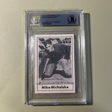 Mike Michalske Signed Autographed 1977 Touchdown Club Card BAS Cert Packers