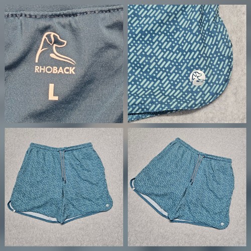 Rhoback Grit Gym Shorts Herren Gr. L gefüttert 7"