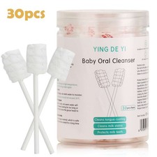 30Pcs Baby Tongue Cleaner, Baby Toothbrush, Disposable Baby Mouth Cleaner, Soft