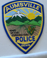 AUMSVILLE  OREGON  FABRIC   PATCH