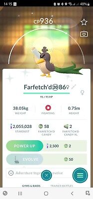 LIVE] Shiny Galarian Farfetch'd after 1,529 encounters in Pokémon Sword  [Full odds] 