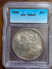 1889-P Morgan Silver Dollar - MS65 by ICG