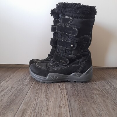 wNEU PRIMIGI GORE -TEX Boots Winterstiefel gefüttert schwarz Gr.30/31