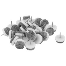 30pcs Table Chair Leg Feet Floor Felt Pad Skid Glide Nail Protectors 20mm Dia