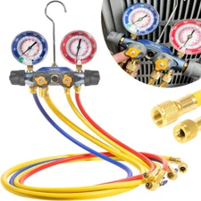 49968 Charging Manifold & 4 Valve Test For Yellow Jacket A/C R-22 R-404A R-410A