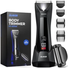  Ball Trimmer Men, 2-in-1 Body Shaver Pubic Hair Trimmer for Men Manscape 