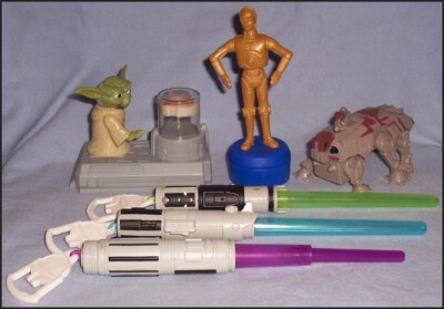 2011 STAR WARS CLONE WARS MCDONALDS HAPPY MEAL TOYS  - U - PICK - NEW IN PKG