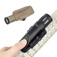 Nylon Pistol Strobe LED Light Fit 20mm Rail Airsoft Weapon Hunting Flashlight