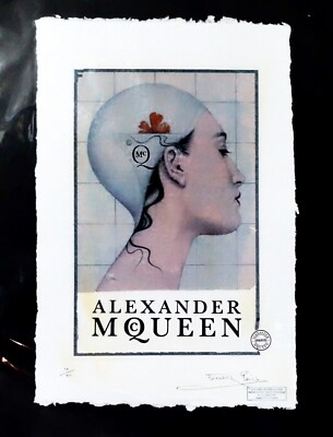 Alexander McQueen, Limited Edition Print, 22'x 15'x Hand Signed
